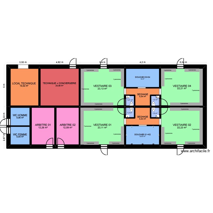 Buvette La Chaux II. Plan de 0 pièce et 0 m2