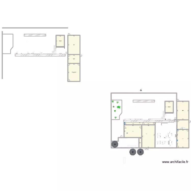 Plan Atelier matrignat. Plan de 10  et 358 m²