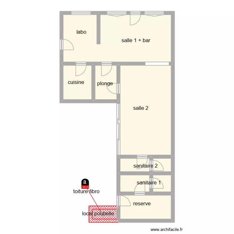 01149. Plan de 10 et 83 m² 01149. Plan de 10 et 83 m²