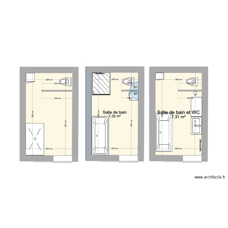 Salle de bain. Plan de 0 pièce et 0 m2