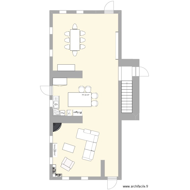 Ferme0. Plan de 0 pièce et 0 m2