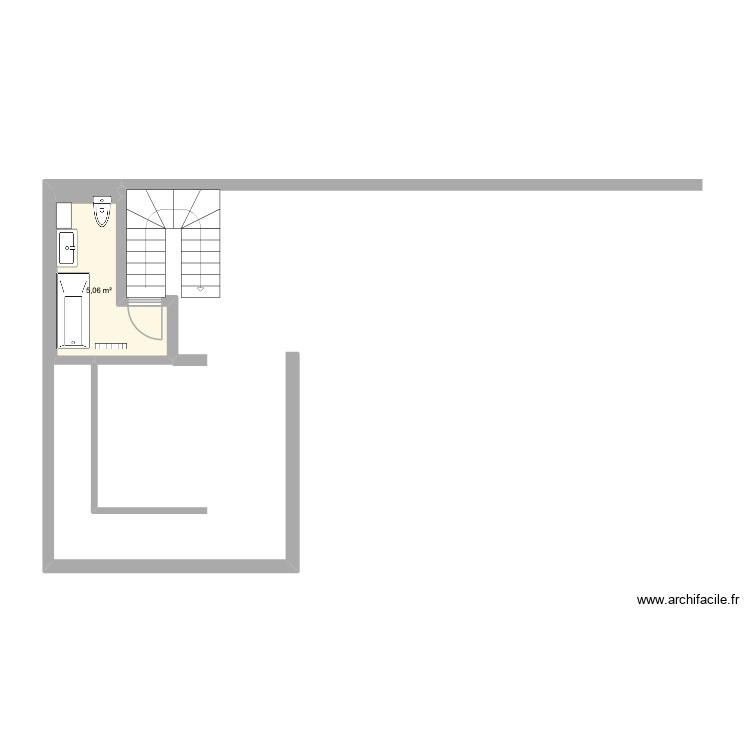 sdb ch filles. Plan de 0 pièce et 0 m2
