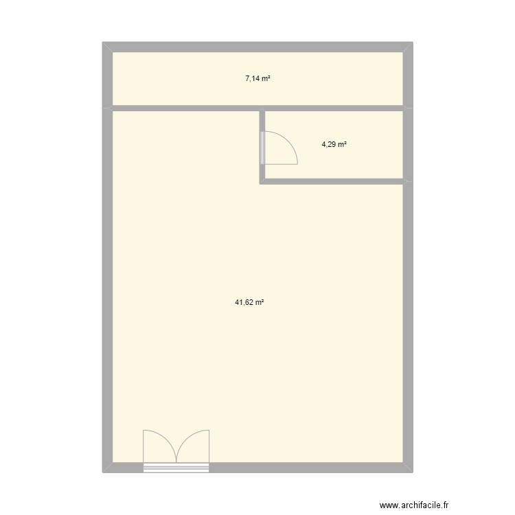 plan 1. Plan de 0 pièce et 0 m2