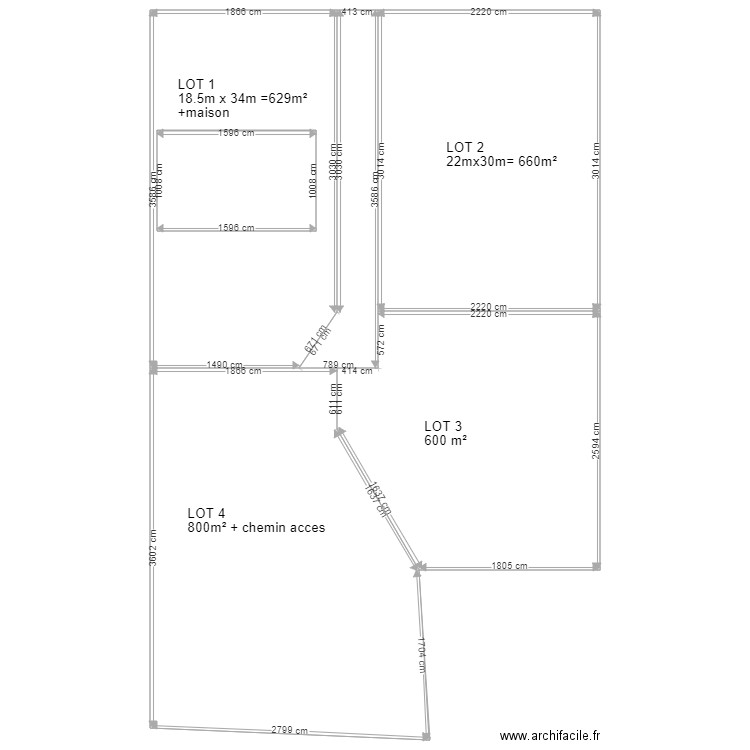 Terrain cheverny centre. Plan de 0 pièce et 0 m2