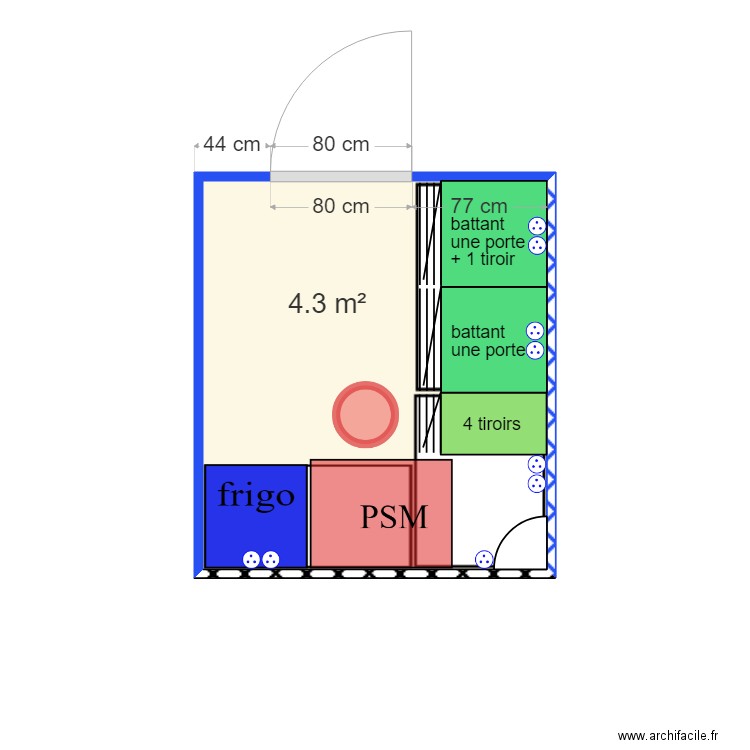 labo PCR version 31052019. Plan de 0 pièce et 0 m2