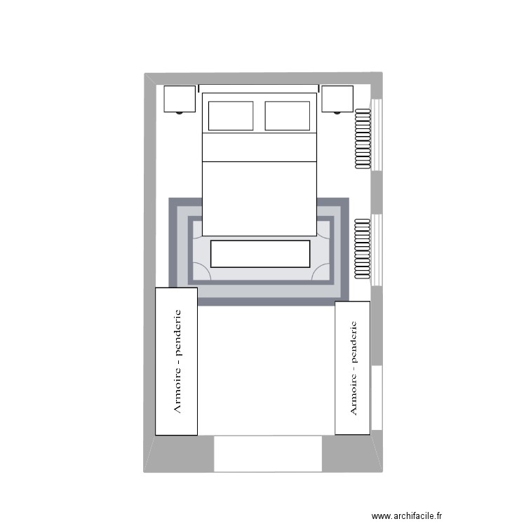 Pynes - bedroom 1 V 3 placard 187-207. Plan de 0 pièce et 0 m2