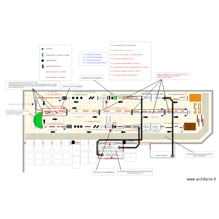 implantation production modifié V33 version sans UV avec lames de parquets. Plan de 0 pièce et 0 m2