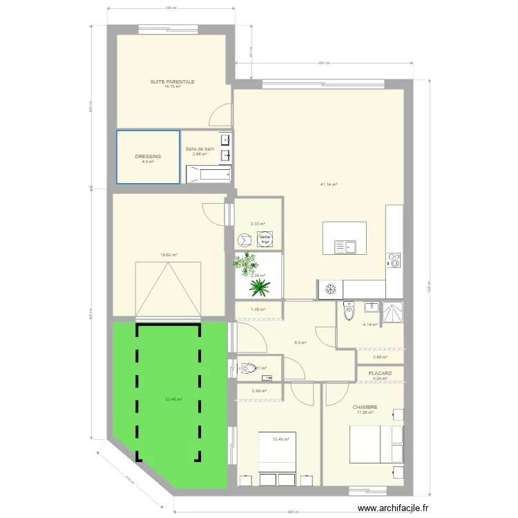 PLAN X PLUI PATIO V3. Plan de 