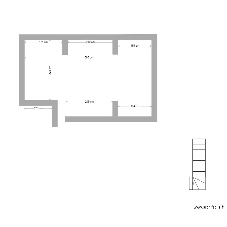 chambre mezzanine 19 07 2021. Plan de 0 pièce et 0 m2