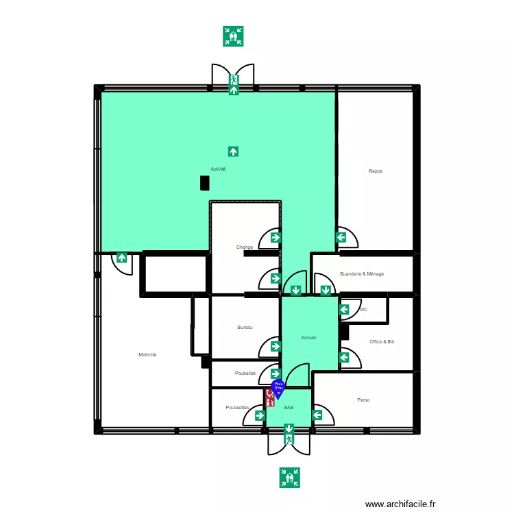 92P34B projet evac. Plan de 