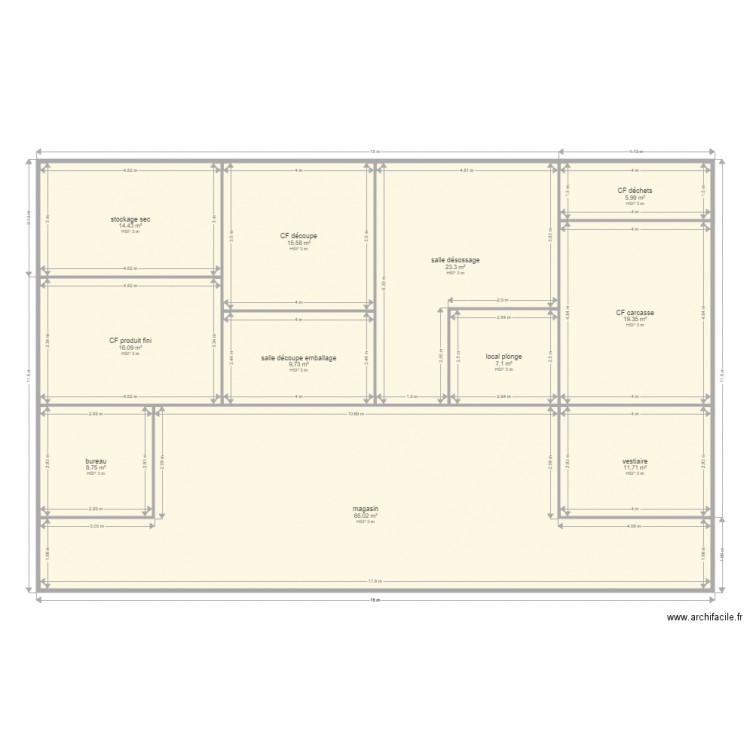 projet BORNES. Plan de 0 pièce et 0 m2