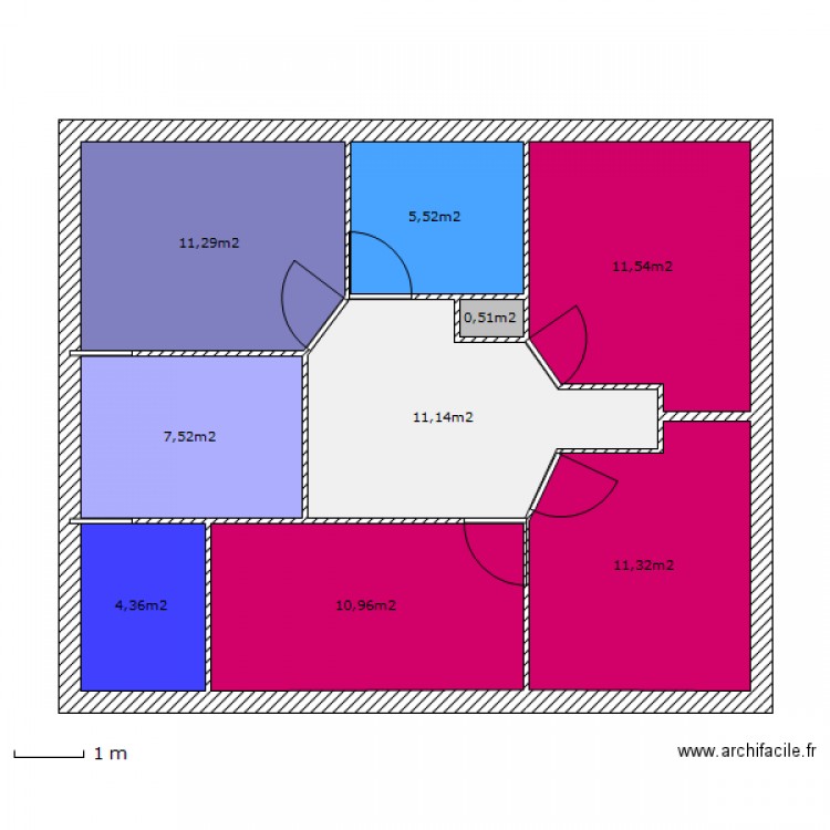 Etage. Plan de 0 pièce et 0 m2