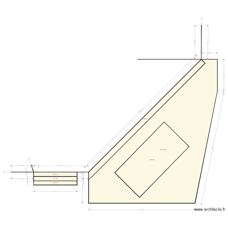 tocaens. Plan de 0 pièce et 0 m2