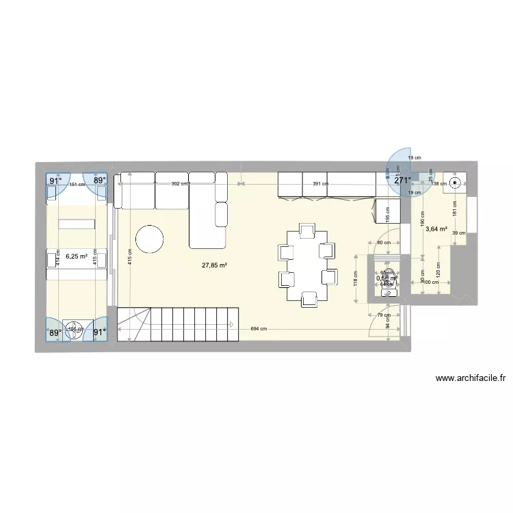 trou d'eau 4. Plan de 