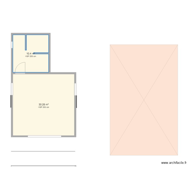 Bungalow ok2. Plan de 0 pièce et 0 m2