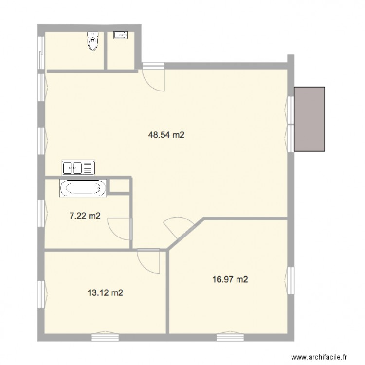 place St Antoine travaux. Plan de 0 pièce et 0 m2