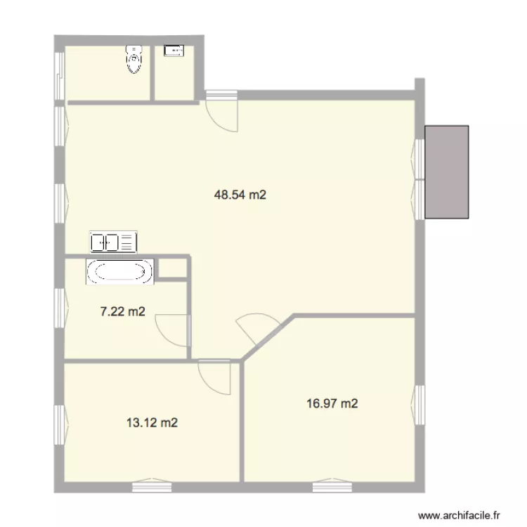 place St Antoine travaux. Plan de 