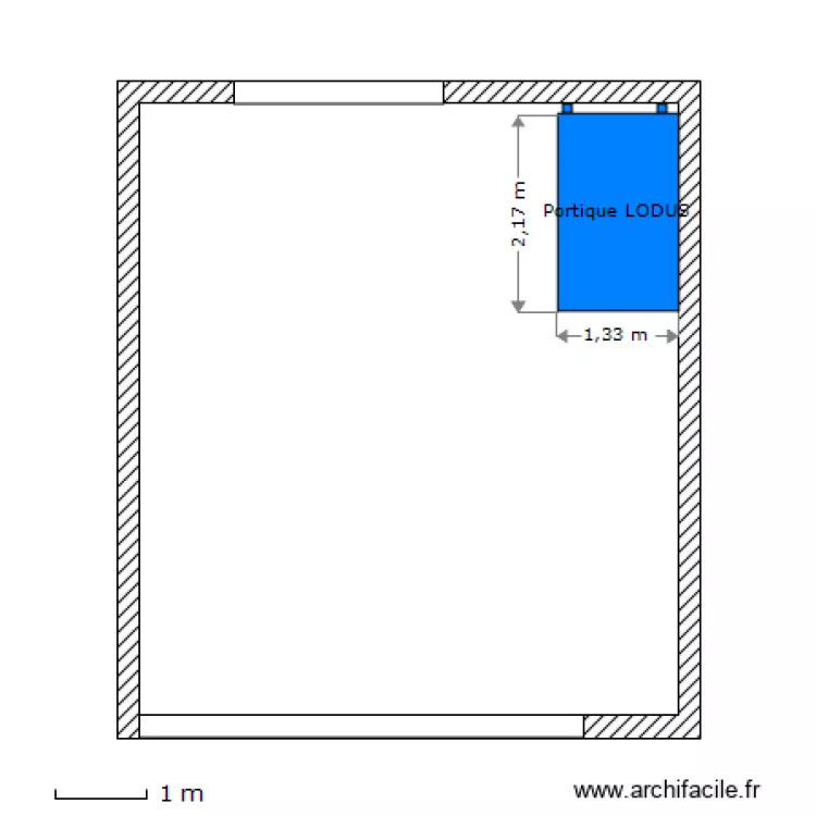 Plan Garage Passion. Plan de 