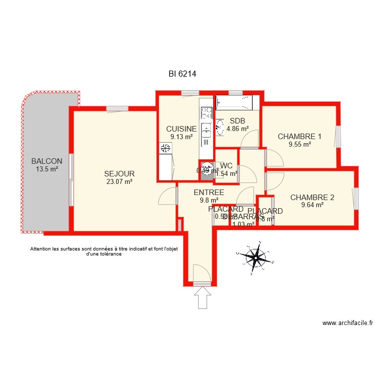 BI 6214 Ouafae formation . Plan de 0 pièce et 0 m2