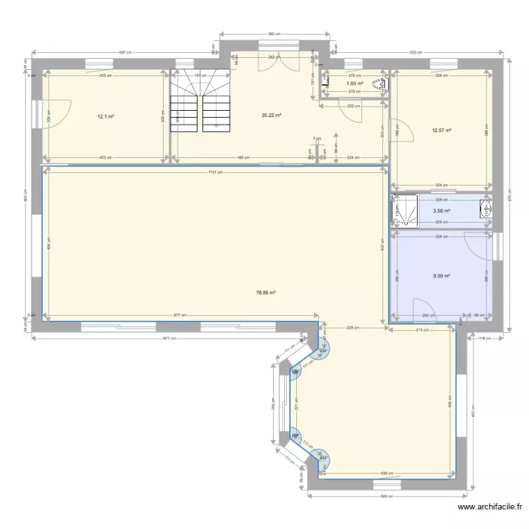 adeline rdc. Plan de adeline rdc. Plan de