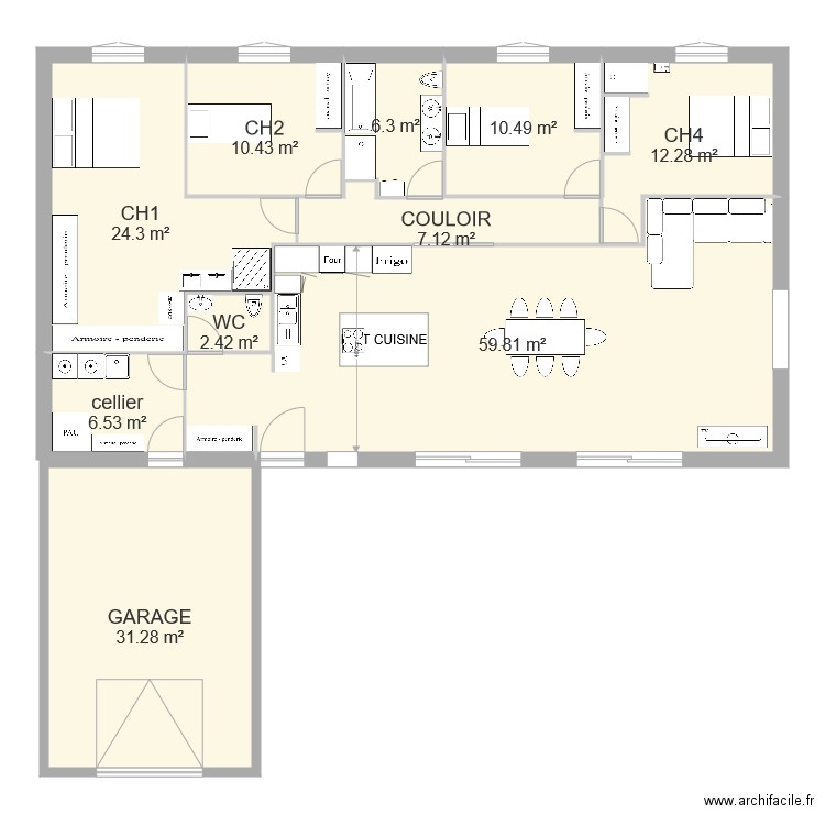 maison epilobes 1. Plan de 0 pièce et 0 m2