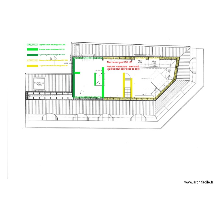 CHEREQUEFOSSE  Combles elec. Plan de 0 pièce et 0 m2