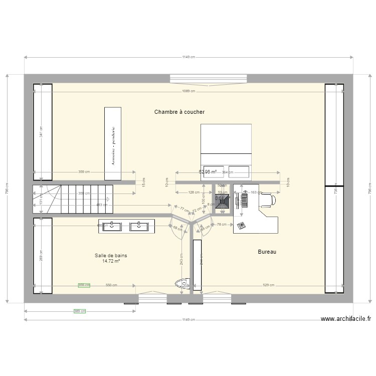 TV 1. Plan de 0 pièce et 0 m2