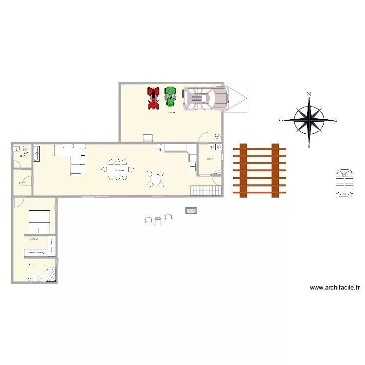 maison 3. Plan de 