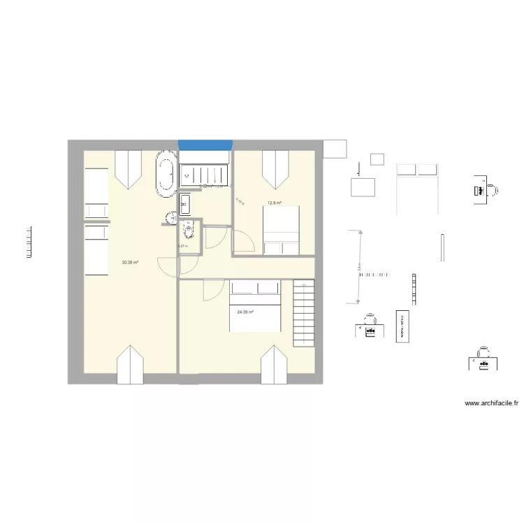 malicorne V1. Plan de 