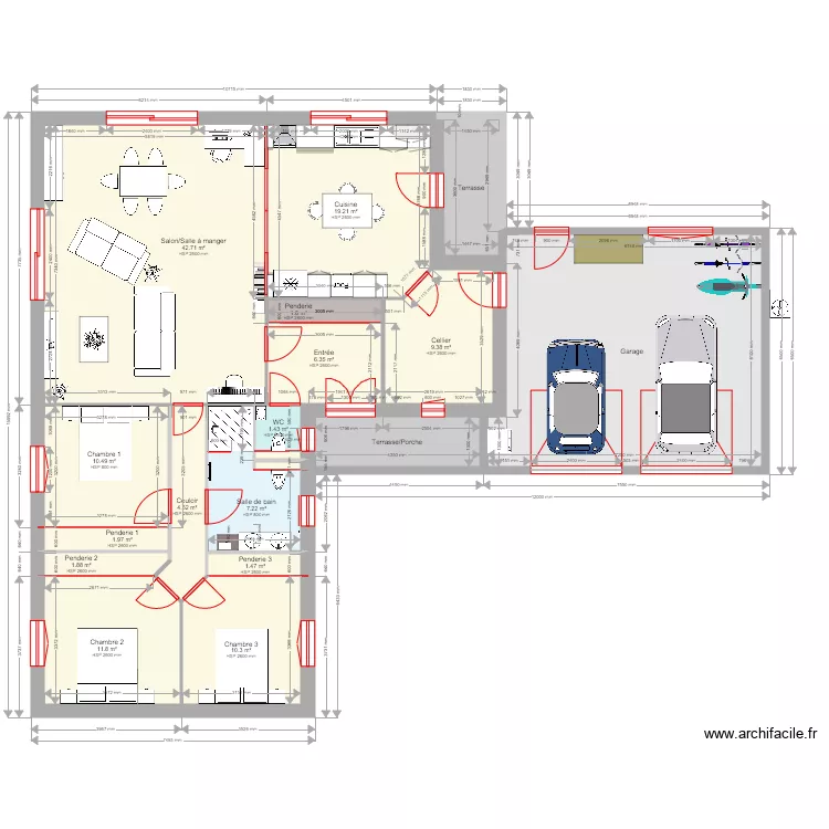 Scali GRANIEU 3. Plan de 