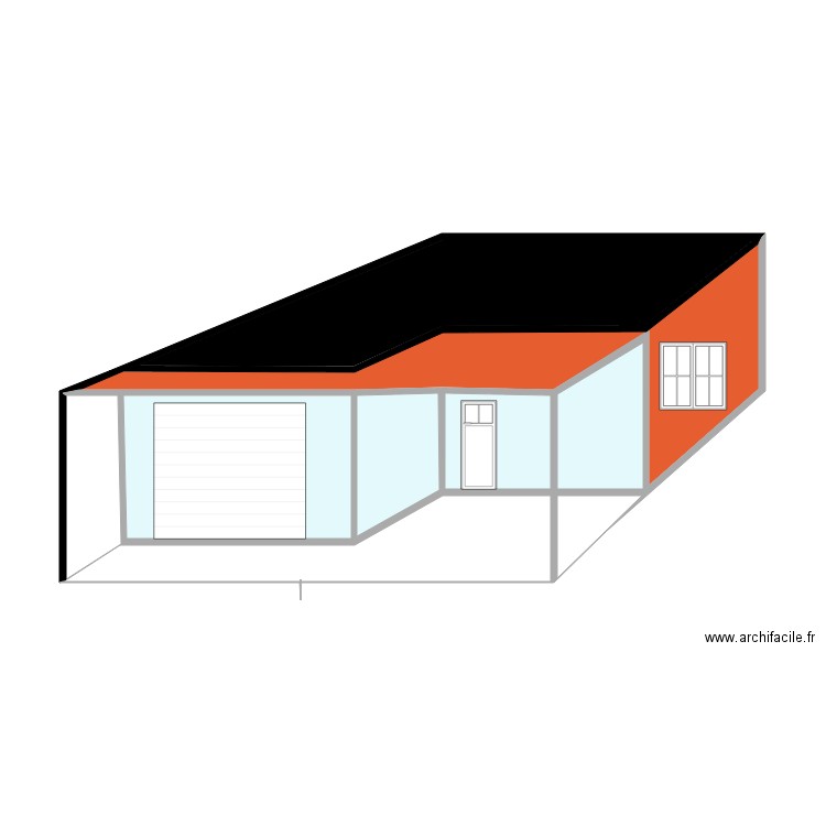 schema abri. Plan de 0 pièce et 0 m2