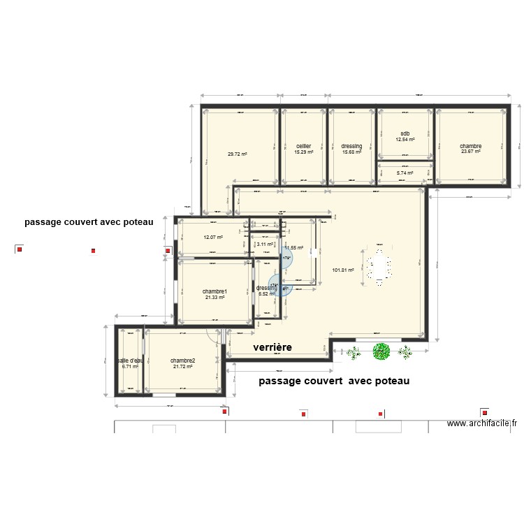 plan 6 revu pas fini. Plan de 0 pièce et 0 m2