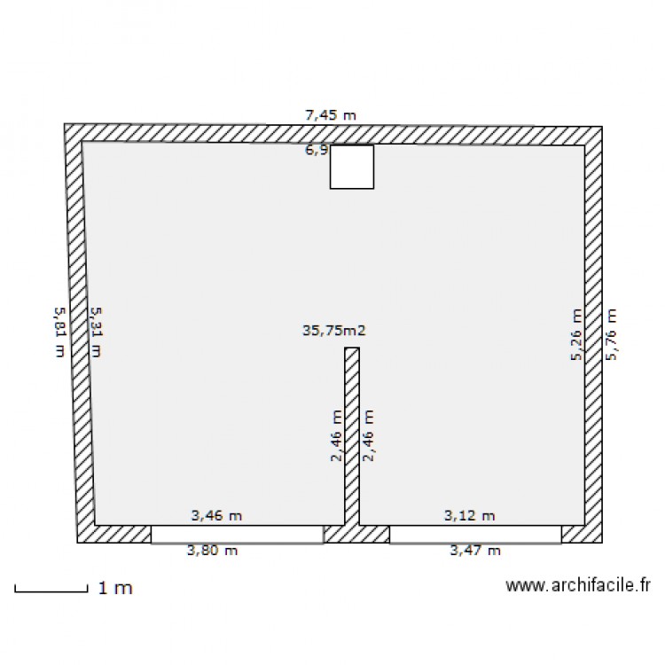 garage. Plan de 0 pièce et 0 m2