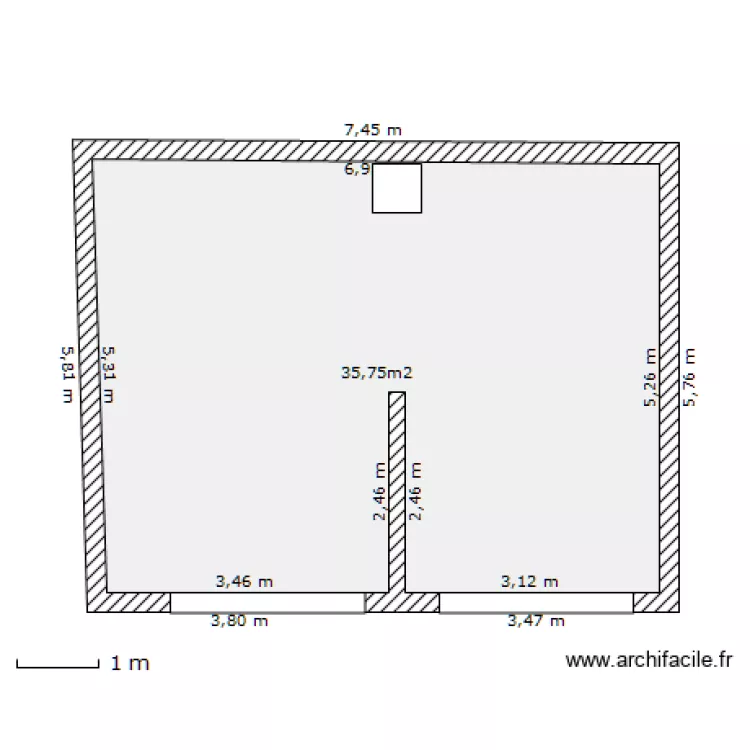 garage. Plan de 