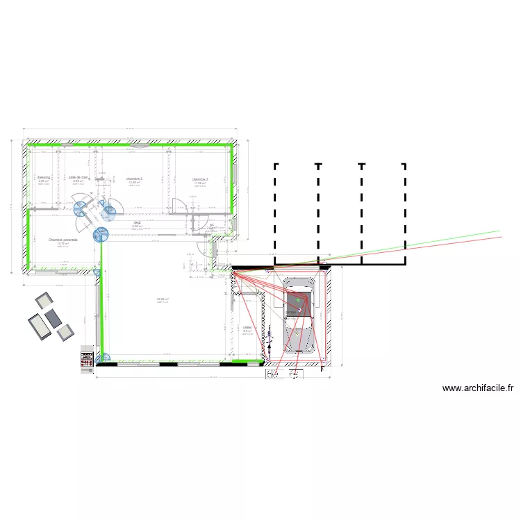 &eacute;lectricit&eacute; garage 23102021. Plan de 