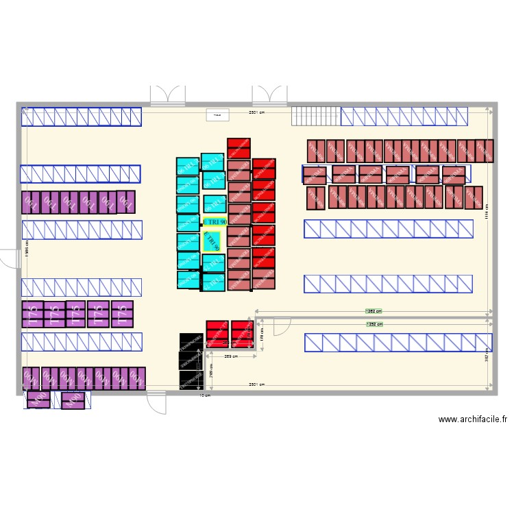 MAGASIN 1. Plan de 0 pièce et 0 m2