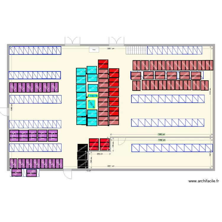 MAGASIN 1. Plan de 