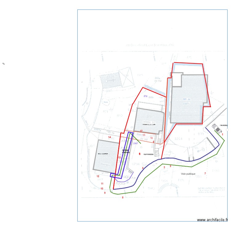 LODGE VILLAGE 1. Plan de 0 pièce et 0 m2