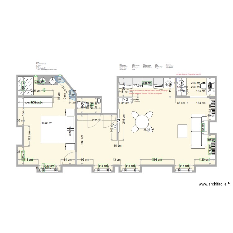 DUVIVIER 1ER ETAGE FINAL. Plan de 0 pièce et 0 m2