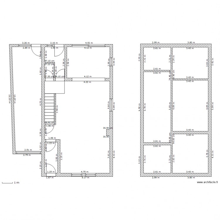 mes transformation. Plan de 0 pièce et 0 m2