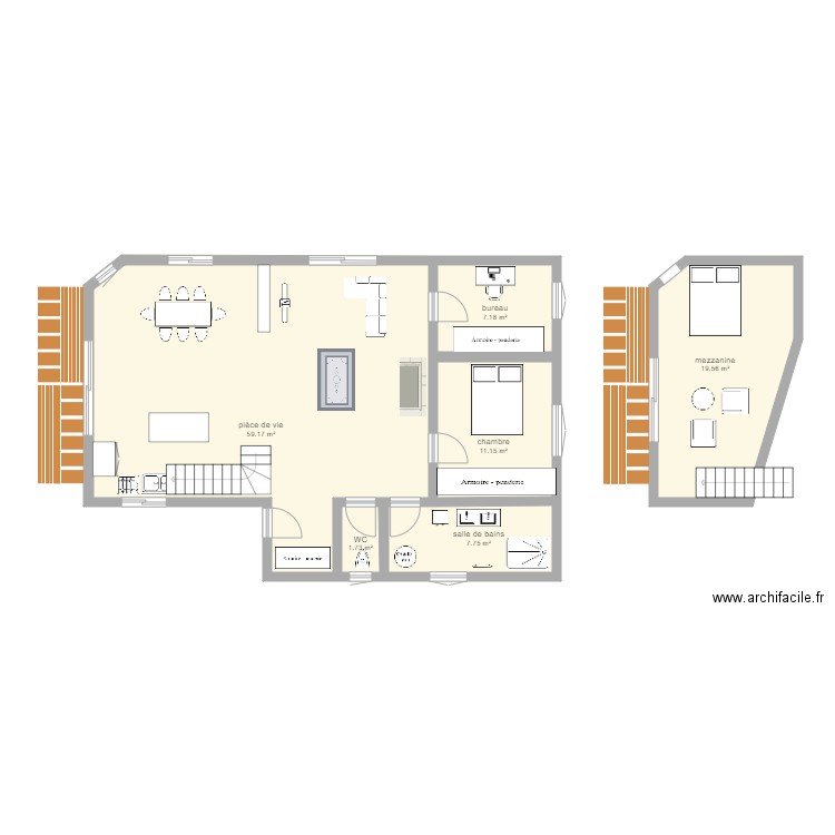 ChaletGS2. Plan de 0 pièce et 0 m2
