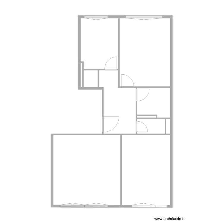 Aulnay actuel. Plan de 