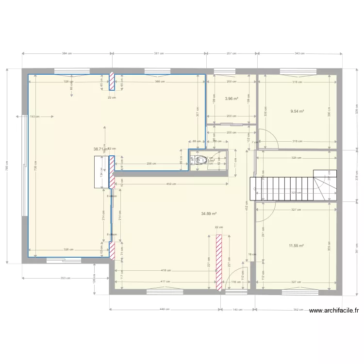 détail pièces de vie essai2. Plan de détail pièces de vie essai2. Plan de