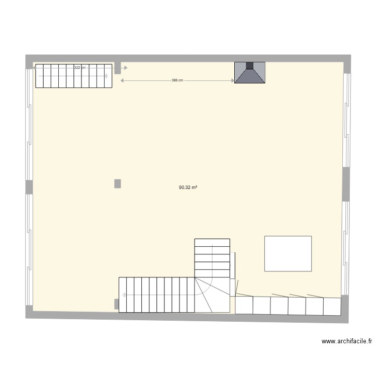 MALMOUSQUE RDC. Plan de 0 pièce et 0 m2