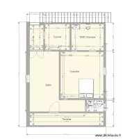 Plan Lambar&eacute;n&eacute; 2 chambres am&eacute;ricaines