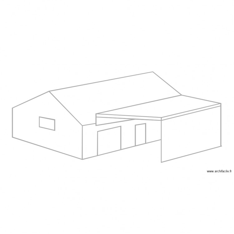 garage. Plan de 10 pièces et 239 m2