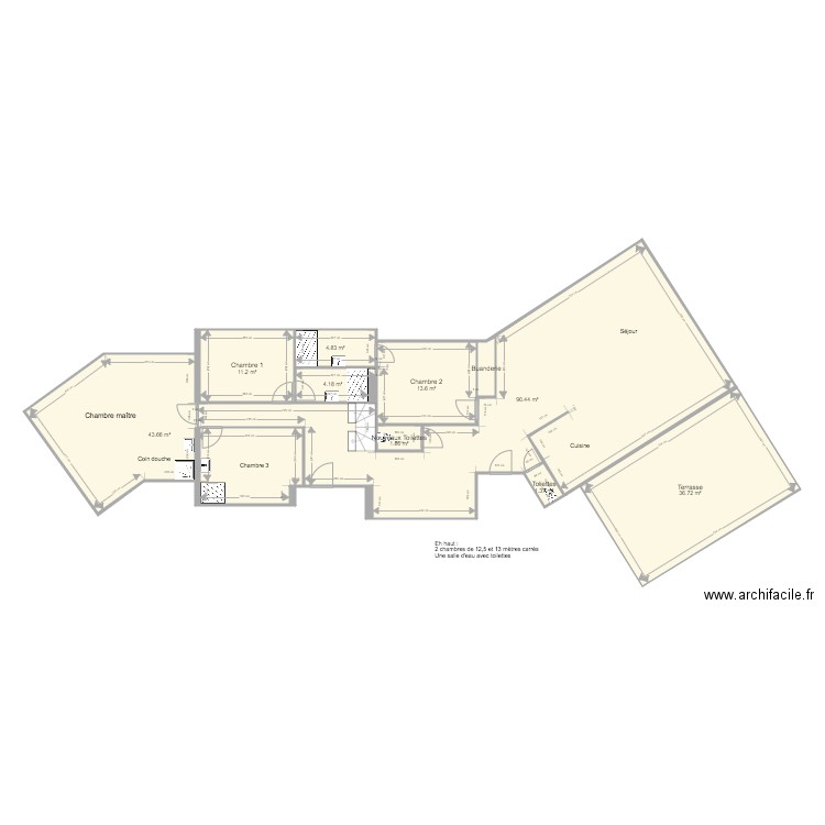 Maison Saint C Titi plans futurs Papa. Plan de 0 pièce et 0 m2