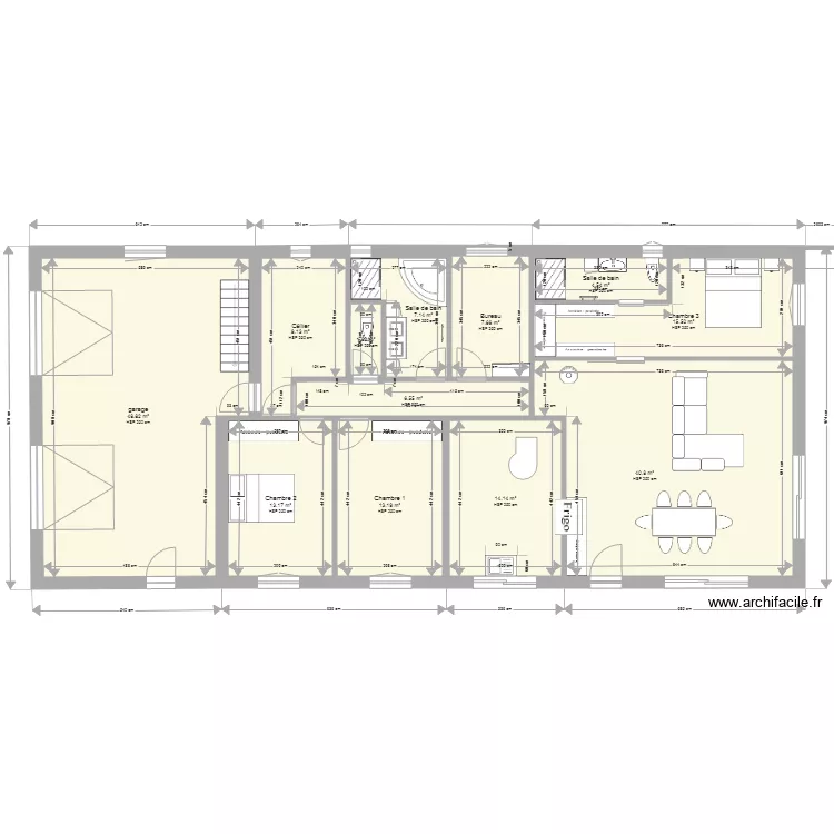 maison 1. Plan de 