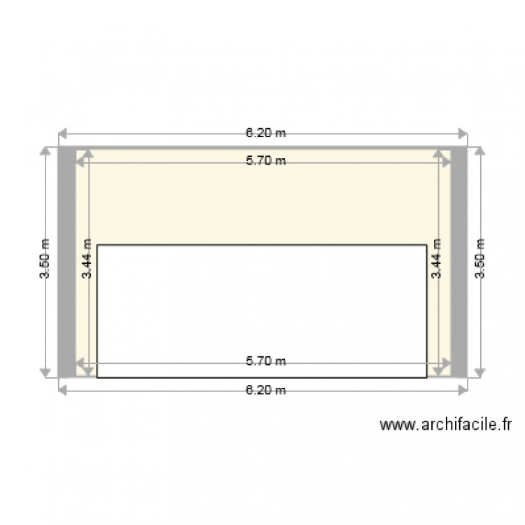 facade. Plan de 0 pièce et 0 m2