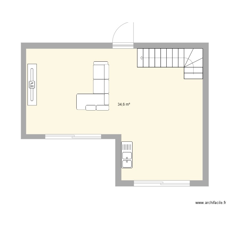 maison montagne. Plan de 0 pièce et 0 m2